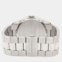 Pre Owned Bvlgari Solotempo ST37S Quartz Silver Stainless Steel Men's Wristwatch 37 mm