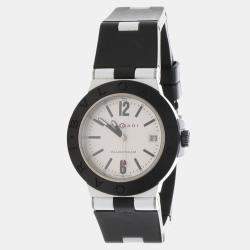 Pre Owned Bvlgari Diagono Aluminum AL38TA Automatic Aluminum Men's Wristwatch 38 mm