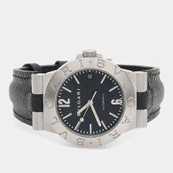 Pre Owned Bvlgari Diagono LCV35S Automatic Stainless Steel Men's Wristwatch 35.5 mm