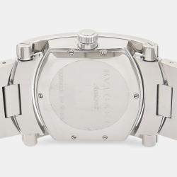 Pre Owned Bvlgari Assioma AA44S Automatic Stainless Steel Men's Wristwatch 34.5 mm
