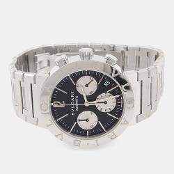 Pre Owned Bvlgari BB BB38SSCH Automatic Stainless Steel Men's Wristwatch 38 mm