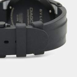 Pre Owned Bvlgari Diagono Magnesium DG41SMC Automatic Magnesium Ceramic Men's Wristwatch 41 mm