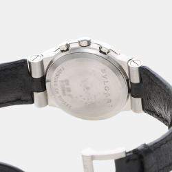 Pre Owned Bvlgari Diagono Sport CH35S Quartz Stainless Steel Men's Wristwatch 36 mm