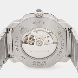 Pre Owned Bvlgari Octo OC41S Automatic Stainless Steel Men's Wristwatch 41 mm