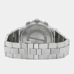 مملوكة مسبقًا Bvlgari Diagono DG40SCH Silver Dial Stainless Steel Men's Wristwatch 40 mm