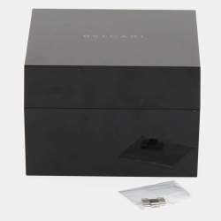 مملوكة مسبقًا Bvlgari Diagono DG40SCH Silver Dial Stainless Steel Men's Wristwatch 40 mm