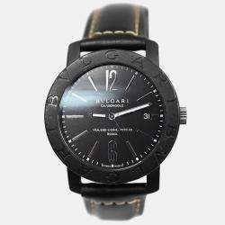 Pre Owned Bvlgari BvlgariBvlgari BB40CL Automatic Black carbon steel Men's Wristwatch 40 mm