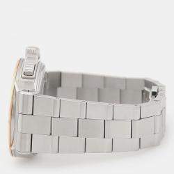 Pre Owned Bvlgari Diagono DGP42SGCH Automatic Rose Gold Stainless Steel Men's Wristwatch 42 mm