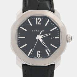 Pre Owned Bvlgari Octo 103084 Automatic Stainless Steel Men's Wristwatch 41 mm