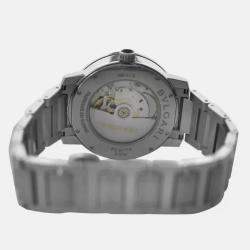 Pre Owned Bvlgari Bvlgari Bvlgari BB41S Automatic Stainless Steel Men's Wristwatch 41 mm