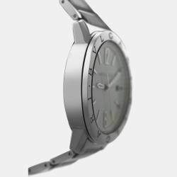 Pre Owned Bvlgari Bvlgari Bvlgari BB41S Automatic Stainless Steel Men's Wristwatch 41 mm