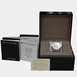 Pre Owned Bvlgari Bvlgari Bvlgari BB41S Automatic Stainless Steel Men's Wristwatch 41 mm