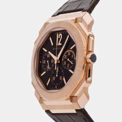 مملوكة مسبقًا ساعة رجالية مملوكة مسبقاً بلغاري أوكتو فينيسيمو كرونوغراف جي إم تي 103468 أوتوماتيكية 43 مم