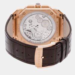 مملوكة مسبقًا ساعة رجالية مملوكة مسبقاً بلغاري أوكتو فينيسيمو كرونوغراف جي إم تي 103468 أوتوماتيكية 43 مم