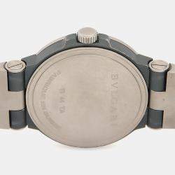 مملوكة مسبقًا ساعة يد رجالية بلغاري دياجونو TI44TA أوتوماتيكية تيتانيوم أسود 44 مم