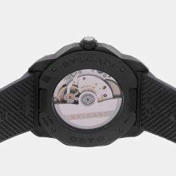 Pre Owned Bvlgari Octo 103927 Black Stainless Steel Automatic Men's Wristwatch 41mm
