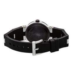 Pre Owned Bulgari Silver Titanium And Aluminum Diagono 103382 Men's Wristwatch 38 MM