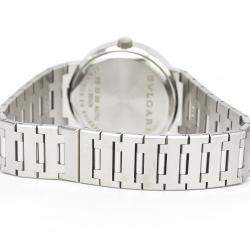 Pre Owned Bvlgari Black Stainless Steel Bvlgari Bvlgari BB33SS Automatic Men's Wristwatch 33 MM