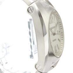 Pre Owned Bvlgari White Stainless Steel Ergon EG40S Automatic Men's Wristwatch 40 MM