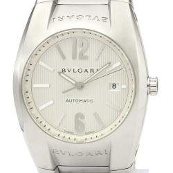 Pre Owned Bvlgari White Stainless Steel Ergon EG40S Automatic Men's Wristwatch 40 MM
