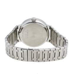 Pre Owned Bvlgari Black Stainless Steel Bvlgari BB 38 SS Auto Men's Wristwatch 38 mm