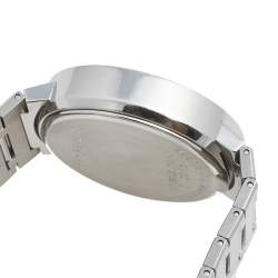 Pre Owned Bvlgari Black Stainless Steel Bvlgari BB 38 SS Auto Men's Wristwatch 38 mm