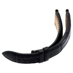 Pre Owned Bvlgari White Stainless Steel Crocodile Bvlgari BB 42 SL Men's Wristwatch 42 mm