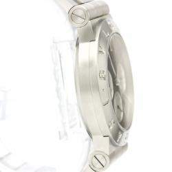 Bvlgari Black Stainless Steel Diagono Quartz Chronograph CH35S Men's Wristwatch 35 MM