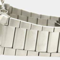 Pre Owned Bvlgari Black Stainless Steel Ergon Chronograph EG40SCH Automatic Men's Wristwatch 40 MM