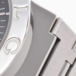 Pre Owned Bvlgari Black Stainless Steel Bvlgari Bvlgari BB38SSCH Automatic Men's Wristwatch 38 mm