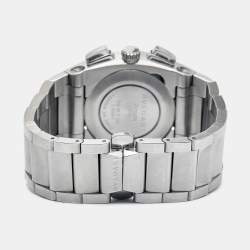 Pre Owned Bvlgari Silver Stainless Steel Ergon EG 35 S CH Men's Wristwatch 35 mm