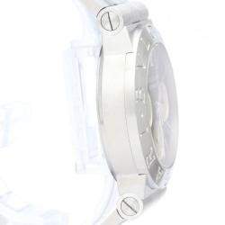 Pre Owned Bvlgari Black Stainless Steel Diagono CH35S AUTO Automatic Men's Wristwatch 35 mm