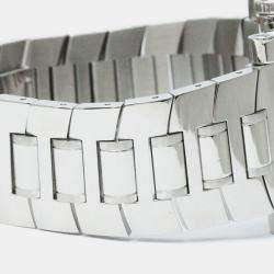 مملوكة مسبقًا Bvlgari Grey Stainless Steel Assioma AA44S Automatic Men's Wristwatch 44 mm