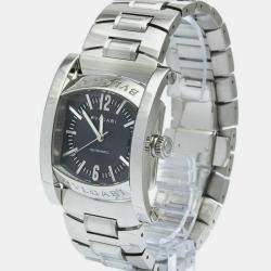 مملوكة مسبقًا Bvlgari Grey Stainless Steel Assioma AA44S Automatic Men's Wristwatch 44 mm