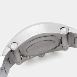Bvlgari Silver Stainless Steel Ergon EG 35 S CH Men's Wristwatch 35 mm