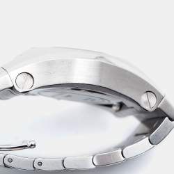 Bvlgari Silver Stainless Steel Ergon EG 35 S CH Men's Wristwatch 35 mm