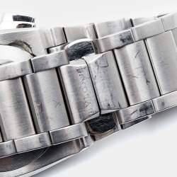Bvlgari Silver Stainless Steel Ergon EG 35 S CH Men's Wristwatch 35 mm