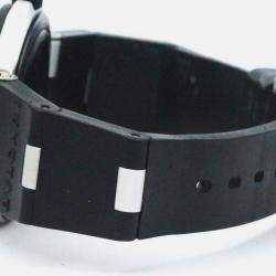 Pre Owned Bvlgari Silver Aluminium Diagono Automatic Men's Wristwatch 38 mm