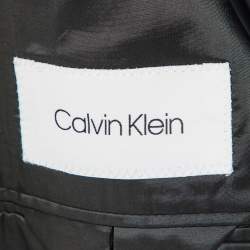 Pre Owned Calvin Klein Brown Wool Regular Fit Blazer L