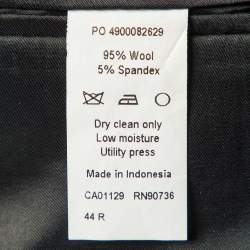 Pre Owned Calvin Klein Brown Wool Regular Fit Blazer L