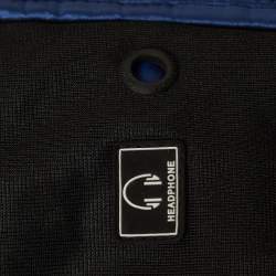 Pre Owned Calvin Klein Blue Synthetic Quilted Down Gilet XXL