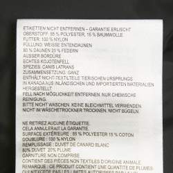 Pre Owned Canada Goose Black Synthetic Chilliwack Down Jacket M