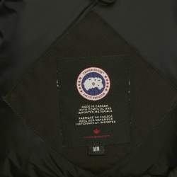 Pre Owned Canada Goose Black Synthetic Chilliwack Down Jacket M