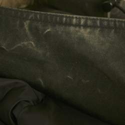 Pre Owned Canada Goose Black Synthetic Detachable Fur Hooded Zip-Up Jacket XL