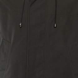 Pre Owned Canada Goose Black Langford Hooded Down Parka S