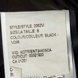 Pre Owned Canada Goose Black Langford Hooded Down Parka S