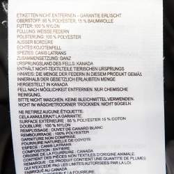 Pre Owned Canada Goose Black Langford Hooded Down Parka S