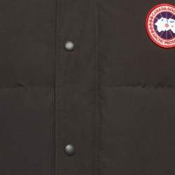 Pre Owned Canada Goose Black Synthetic Down Puffer Vest XL