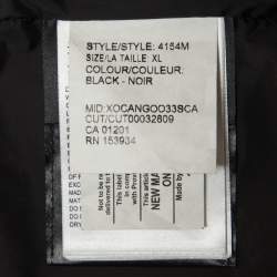 Pre Owned Canada Goose Black Synthetic Down Puffer Vest XL