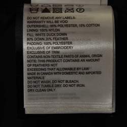 Pre Owned Canada Goose Black Synthetic Down Puffer Vest XL